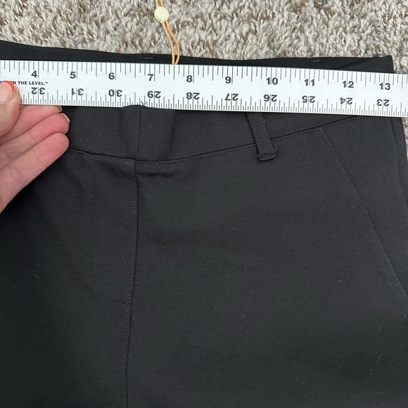 QUINCE Black Ultra Stretch Ponte Straight Leg Pants NWT Size S Petite NWT - Picture 7 of 10